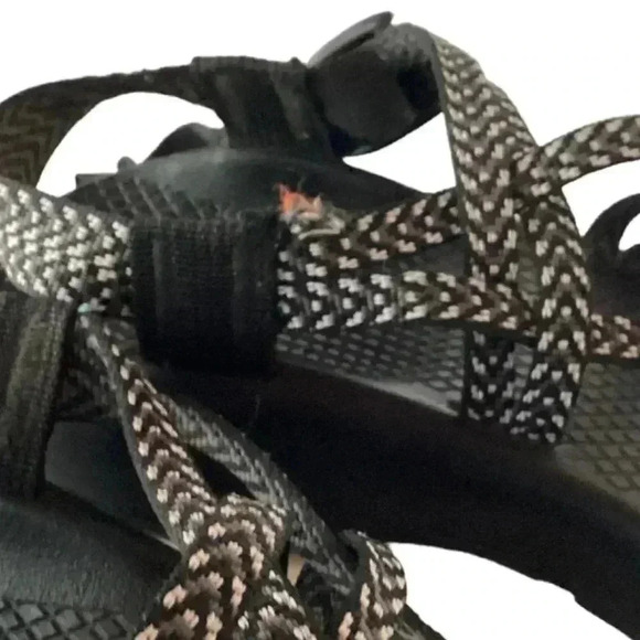 Chaco Cloud ZX/2 Women 7 Classic Woven Sport Sandals Black Boost Hiking Vegan - Picture 4 of 10